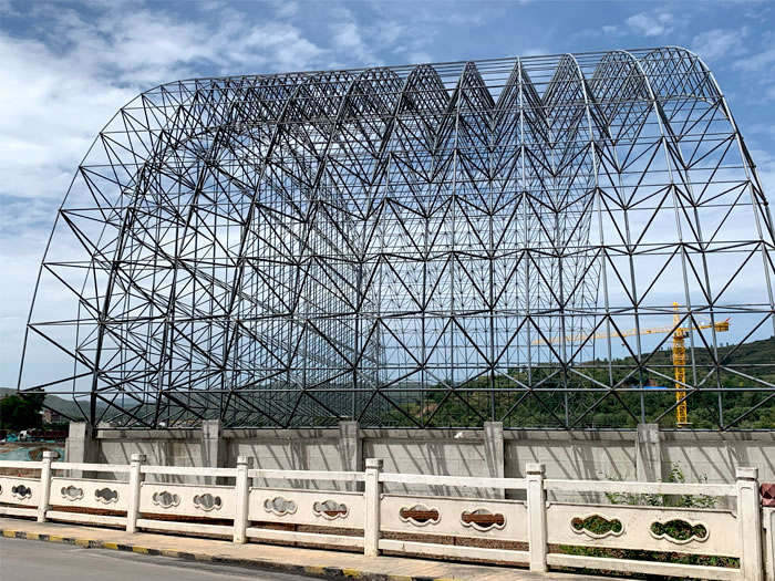 沛县山寨矿储煤棚网架